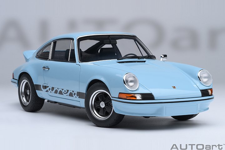 Porsche 911 Carrera 2.7 RS (gulf Blue/black Stripe (AUTOart) 1/18
