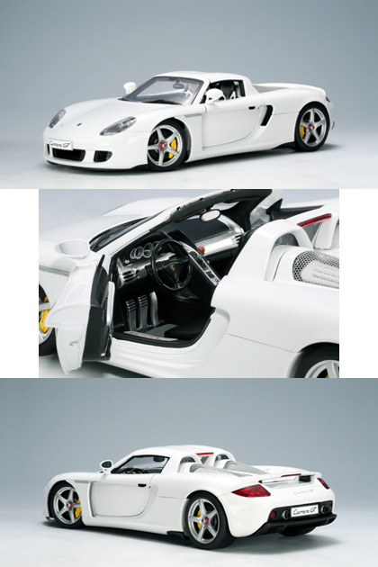 Porsche Carrera GT - White (AUTOart) 1/18