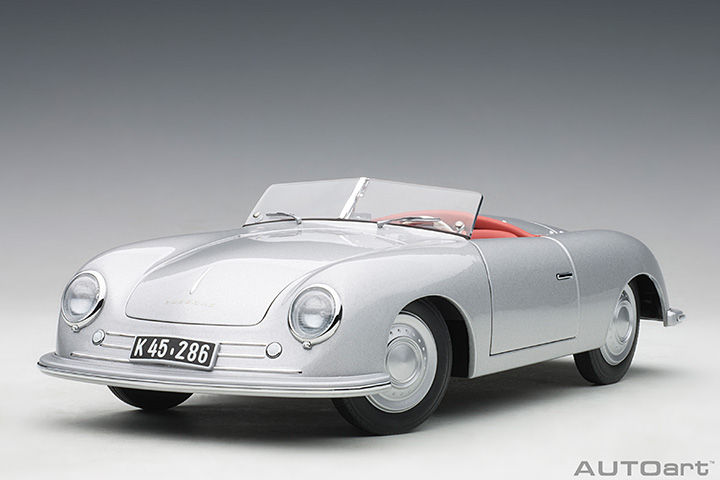 Porsche 356 Number 1 - Silver (AUTOart) 1/18