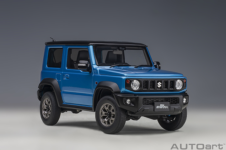 Suzuki Jimny Sierra (jb74)(brisk Blue Metallic / B (AUTOart) 1/18
