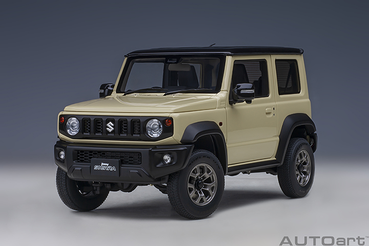 Suzuki Jimny Sierra (jb74)(chiffon Ivory Metallic (AUTOart) 1/18