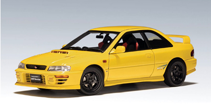 2001 Subaru Impreza WRX Type R - Yellow (AUTOart) 1/18