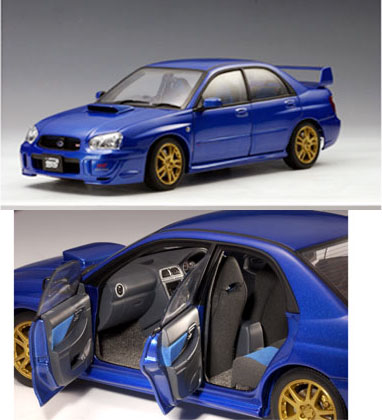 2003 Subaru Impreza WRX STi - Blue (AUTOart) 1/18