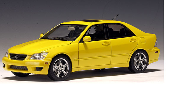 2000 Lexus IS300 - Yellow (AUTOart) 1/18