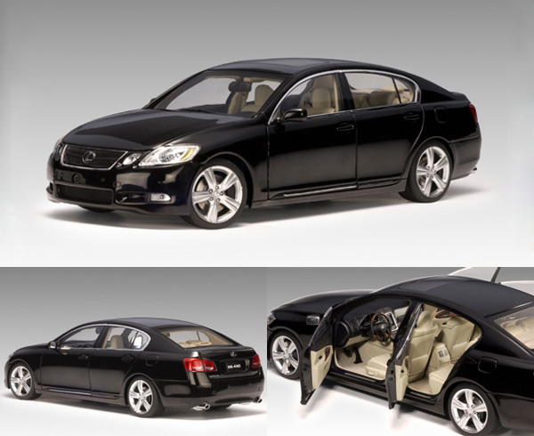 2006 Lexus GS430 - Black Onyx (AUTOart) 1/18 diecast car scale model