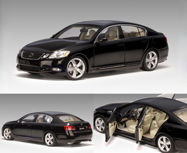 2006 Lexus GS430 - Black Onyx (AUTOart) 1/18