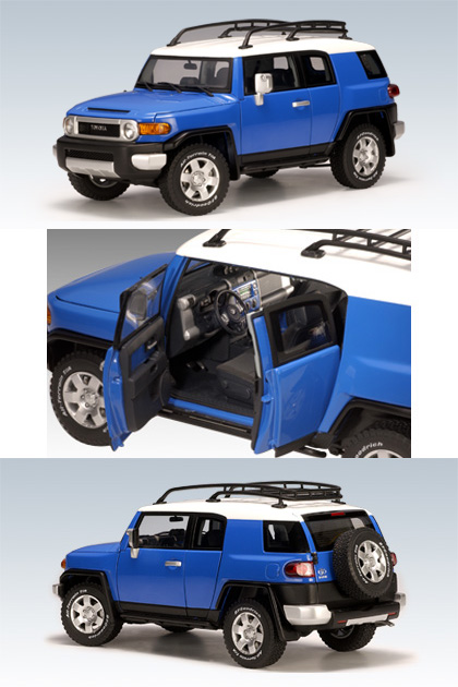 Toyota FJ Cruiser - Voodoo Blue (AUTOart) 1/18