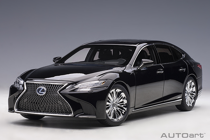 Lexus Ls 500h - Black/black Interior (AUTOart) 1/18
