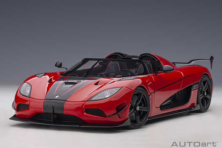 Koenigsegg Agera RS (chilli Red/carbon Black/black (AUTOart) 1/18