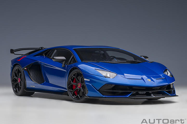 Lamborghini Aventador Svj (blu Nethuns/metallic Bl (AUTOart) 1/18