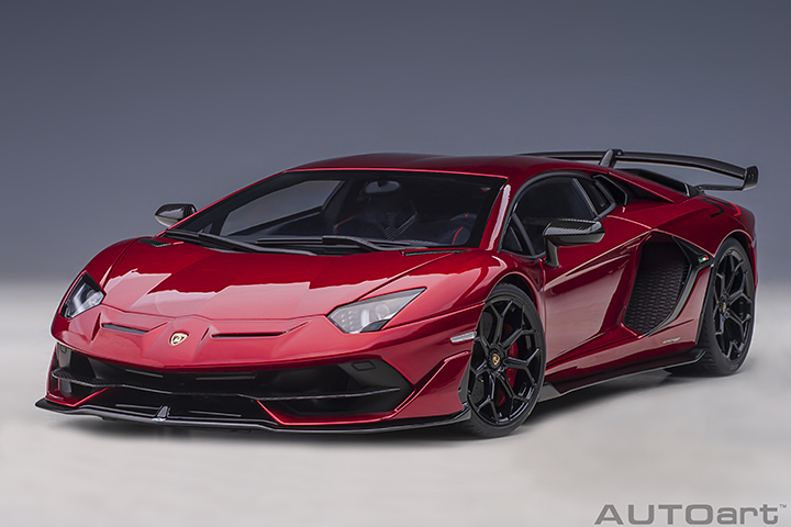 Lamborghini Aventador Svj (rosso Efesto/metallic (AUTOart) 1/18