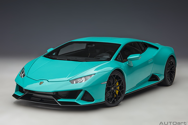 Lamborghini Huracan Evo - Blu Glauco (AUTOart) 1/18