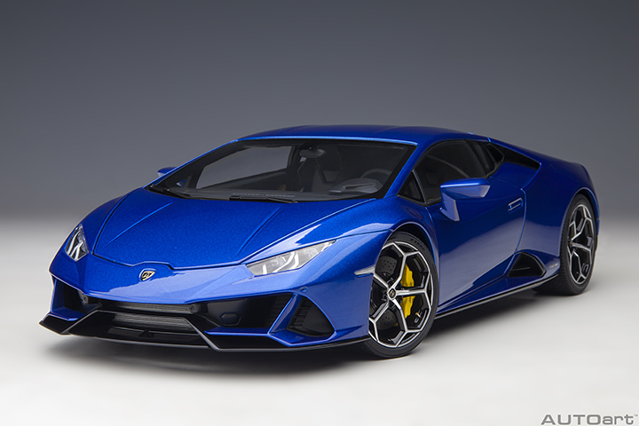 Lamborghini Huracan Evo - Blu Nethuns (AUTOart) 1/18