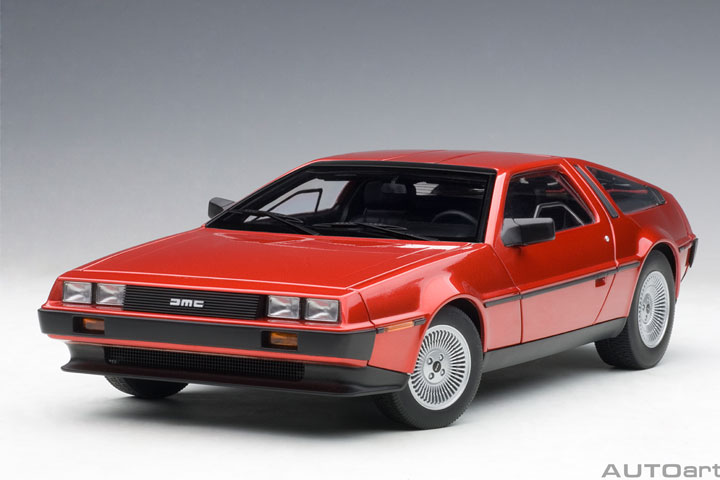 Delorean Dmc-12 - Metallic Red (AUTOart) 1/18