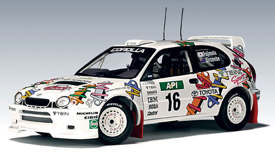 1998 Toyota Corolla WRC - Rally Asia Pacific #16 (AUTOart) 1/18