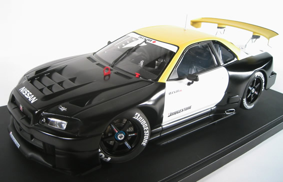 2001 Nissan Skyline GT-R R34 JGTC Test Car (AUTOart Motorsport) 1/18