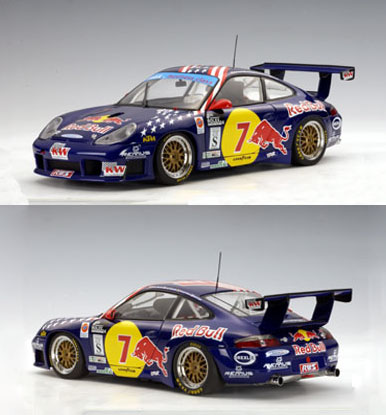 2002 Porsche 911 GT3R #7 Red Bull - 24 Hrs. Daytona (AUTOart) 1/18