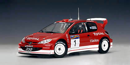 2003 Peugeot 206 WRC #1 - Rally Argentina (AUTOart) 1/18