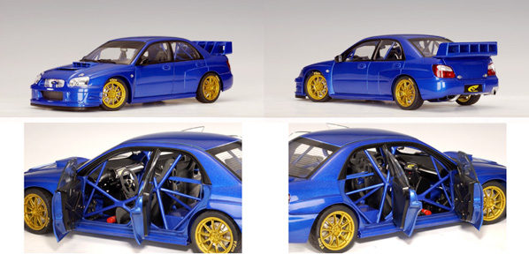 2003 Subaru New Age Impreza WRC Plain Body Version - Blue (AUTOart) 1/18