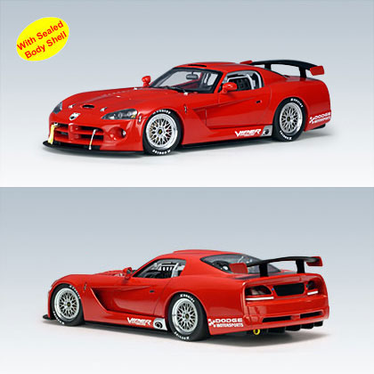 2004 Dodge Viper Competition Car Plain Body Version - Red (AUTOart) 1/18