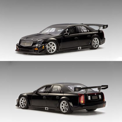 2004 Cadillac CTS-V SCCA World Challenge GT Plain Body Version - Black (AUTOart) 1/18