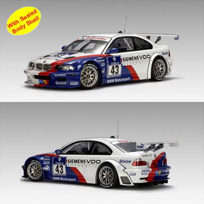 2004 BMW M3 GTR #43 - 24 Hrs Nurburgring (AUTOart) 1/18