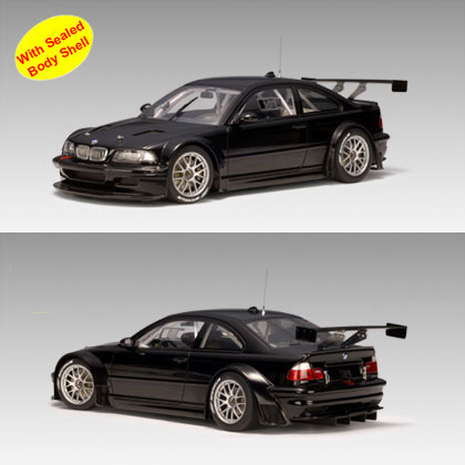 2005 BMW M3 GTR Plain Body Version - Black (AUTOart) 1/18