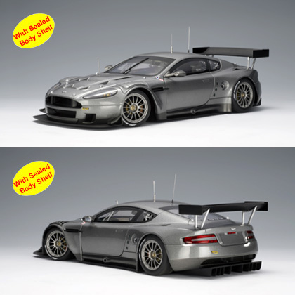 2005 Aston Martin DBR9 Plain Body Version - Silver (AUTOart) 1/18