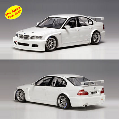 BMW 320i (E46) WTCC Plain Body Version - White (AUTOart) 1/18