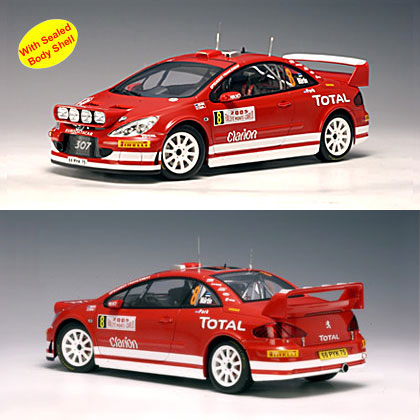 2005 Peugeot 307 WRC Rally Monte Carlo Night Version (AUTOart) 1/18