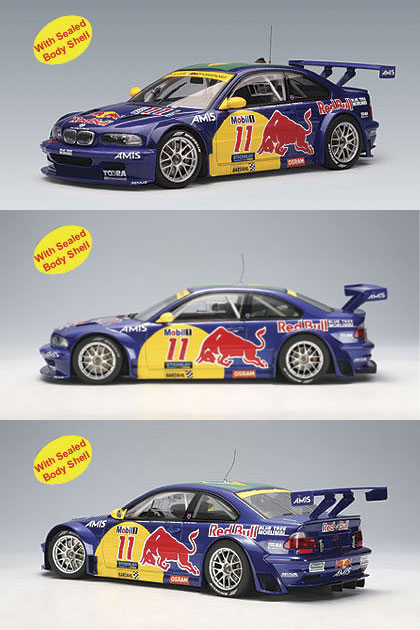 2005 BMW M3 GTR3 #11 Red Bull Interlagos (AUTOart) 1/18