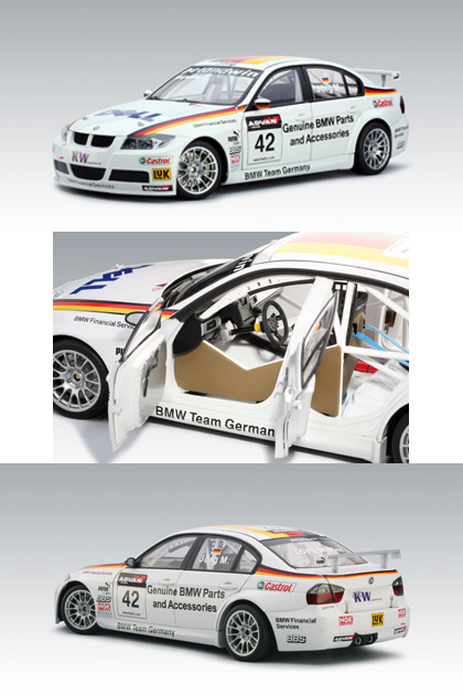 2006 BMW 320Si WTCC Team Germany #42 Jorg Muller (AUTOart) 1/18