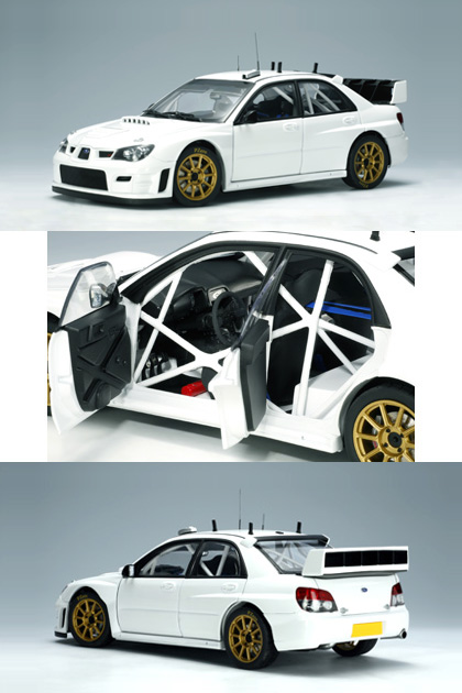 2006 Subaru Impreza WRC Plain Body Version - White (AUTOart) 1/18