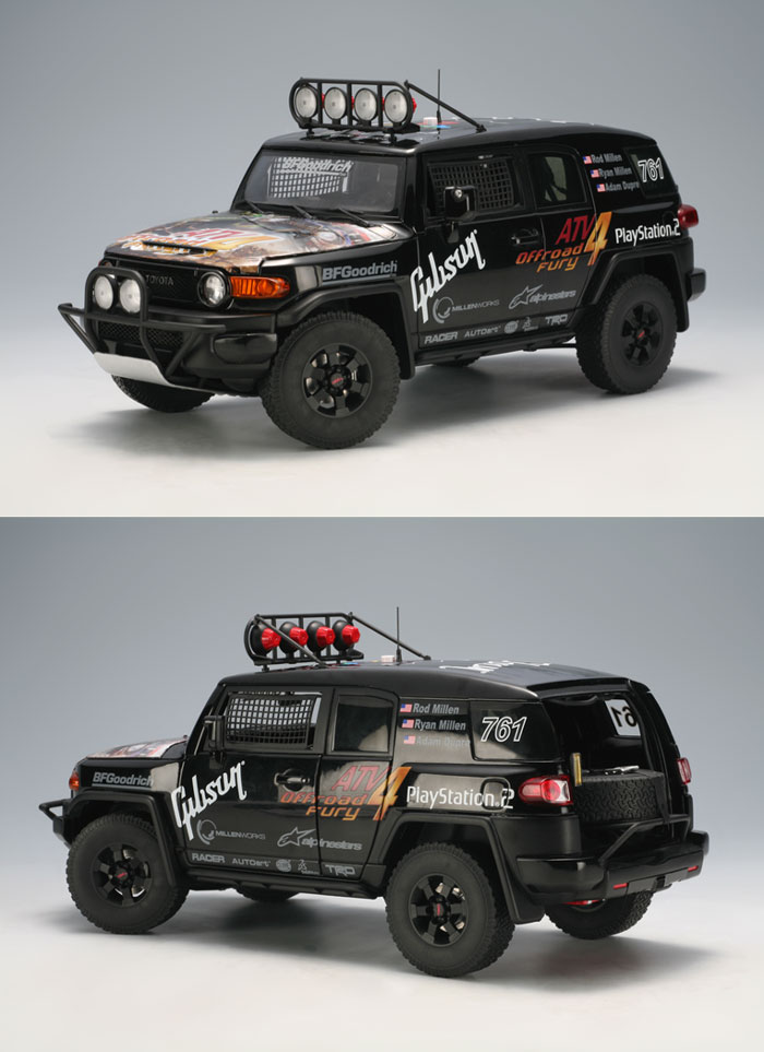 2007 Toyota FJ Cruiser TRD - MillenWorks SCORE Baja 1000 (AUTOart) 1/18