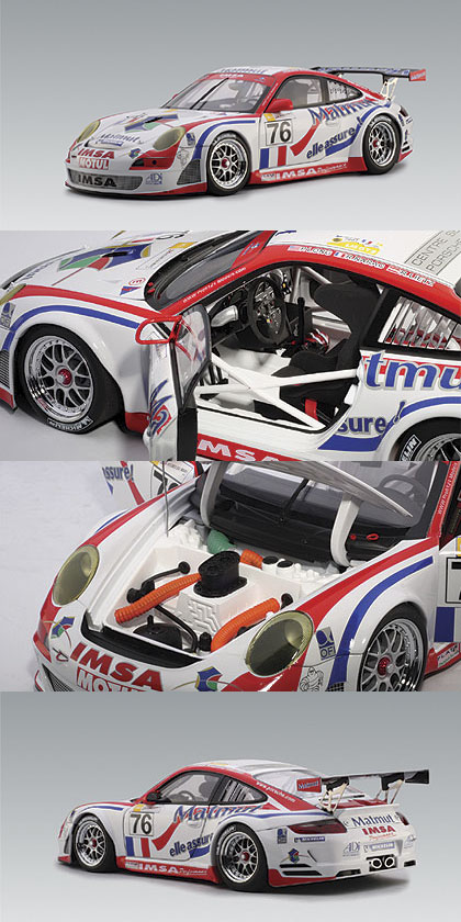 2007 Porsche 911 (997) GT3 RSR #76 LeMans GT2 Class Winner (AUTOart) 1/18