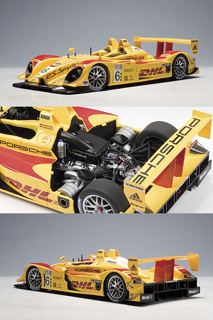 2007 Porsche RS Spyder ALMS #6 DHL Car (AUTOart) 1/18