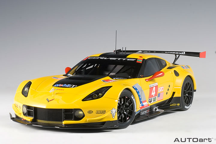 2016 Chevrolet Corvette C7.R Lime Rock Winner - Oliver Gavin/Tommy Milner #4 (AUTOart) 1/18