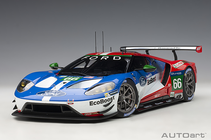 2016 Ford GT Le Mans - B.Johnson/S.Mucke/O.Pla #66 (AUTOart) 1/18