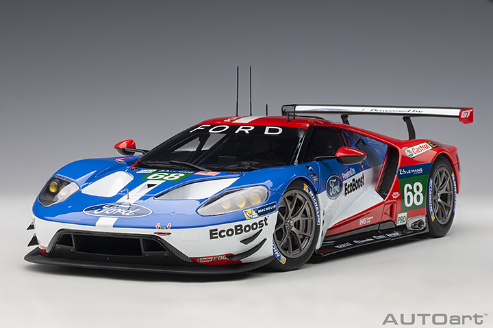 2016 Ford GT Le Mans Winner - J.Hand/D.Muller/S.Bourdais #68 (AUTOart) 1/18