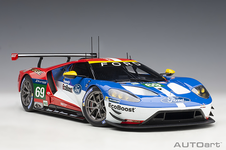 2016 Ford GT Le Mans - R.Briscoe/S.Dixon/R.Westbrook #68 (AUTOart) 1/18