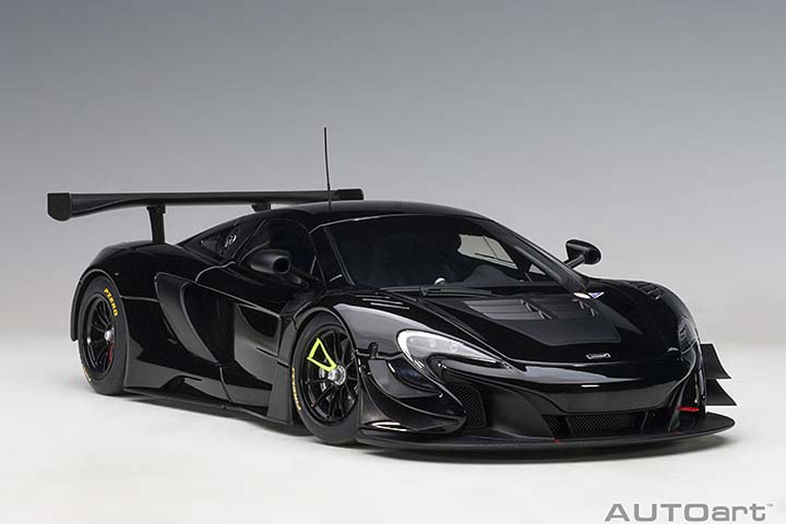 McLaren 650S GT3 - Gloss Black/matt Black Accents (AUTOart) 1/18
