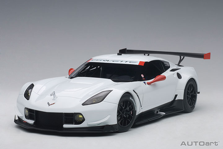 Chevrolet Corvette C7.R Plain Color Version - White (AUTOart) 1/18