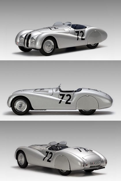 1940 BMW 328 Streamline Roadster - Mille Miglia #72 (AUTOart) 1/18