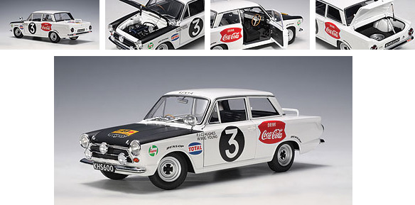 1964 Ford Cortina GT Mk I Rally Safari (AUTOart) 1/18