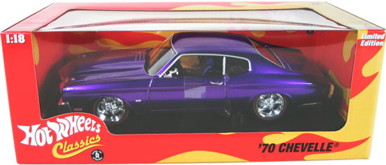 1970 Chevy Chevelle - Purple (Hot Wheels Classics) 1/18