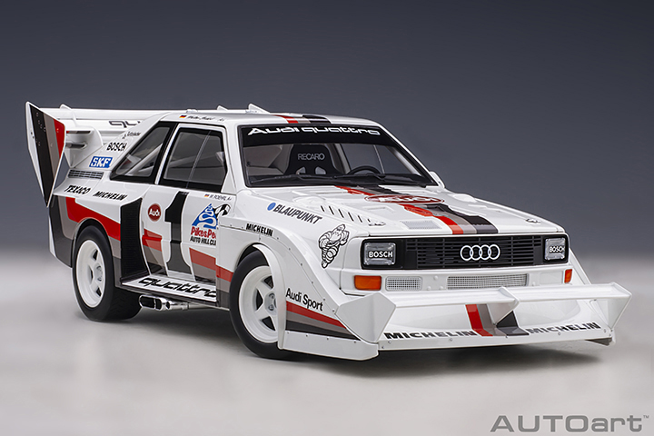 1987 Audi Quattro S1 Pikes Peak Winner W.Roehrl #1 (AUTOart) 1/18