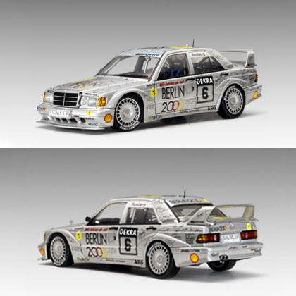 1992 Mercedes-Benz 190 E 2.5-16 EVO2 DTM - Berlin 2000 Rally #6 Rosberg (AUTOart) 1/18