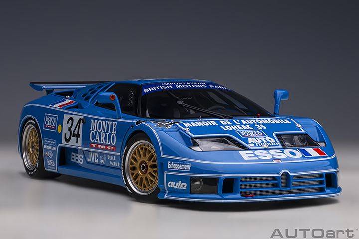 1994 Bugatti EB110 LM Le Mans 24HR #34 (AUTOart) 1/18