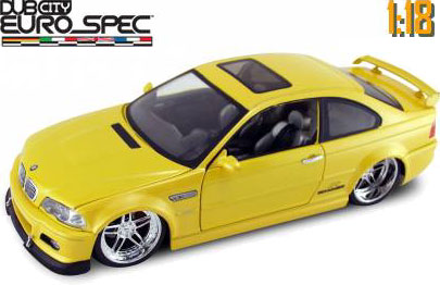 BMW AC Schnitzer S3 - Yellow (DUB City Euro-Spec) 1/18