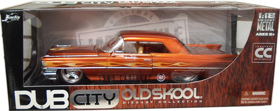 1963 Cadillac Series 62 - Copper w/ Flames (DUB City) 1/18